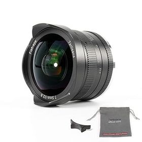 【中古】【39shop】7職人7.5★MM f2 . 8 APS - Cサイズ広角魚眼レンズ固定レンズ Aspherical with all-metal機体for Fuji FXマウントカメラLike x-a1 x-a2 x-a2 x-a（良い）