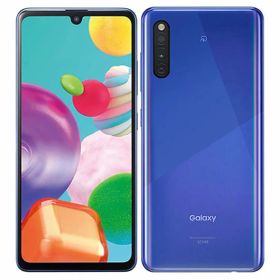 【中古】【安心保証】 Galaxy A41 SCV48[64GB] UQモバイル ブルー