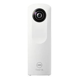 【中古】「非常に良い（無料延長保証）」RICOH デジタルカメラ RICOH THETA m15 (ホワイト) 全天球 360度カメラ 0910700