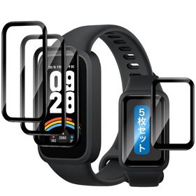 対応 Xiaomi Smart Band 9 Active フィルム 5枚 PET複合材 炭素繊維 YMISB9AM