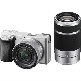 SONY（ソニー） ILCE-6400X S ミラーレス一眼カメラ ダブルズームレンズキット α6400 シルバー