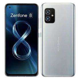 【中古】【安心保証】 ZenFone 8 ZS590KS-SL128S8[128GB] SIMフリー ホライゾンシルバー