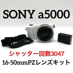 SONY α5000 ホワイト 16-50mmPZレンズキット