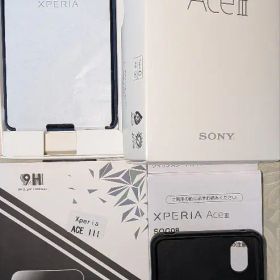 ソニー Xperia ACE Ⅲ ガラスカバー ケース付き エクスペリア