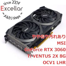 [bn:3] MSI グラフィックボード GeForce RTX 3060 Ti VENTUS 2X 8G OCV1 LHR PCIExp 8GB