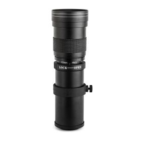 【中古】Opteka 420-800mm f/8.3 HD 望遠ズームレンズ Canon EOS 90D、80D、77D、70D、60D、50D、7D、6D、5D、5DS、1DS、T7i、T7、T7、T6s、T6、T6、T5i