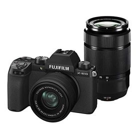 【中古】【整備済み品】富士フイルム(FUJIFILM) ミラーレスデジタルカメラ X-S10 Wズームレンズキット F X-S10LK-1545/50230 ブラック