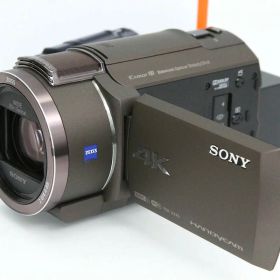 【中古】【良品】ソニー FDR-AX45A (TI) [ブロンズブラウン] CA01-R7830-2P4 SONY ビデオカメラ ハンディカメラ 4K 光学ズーム 手ブレ補正 中古