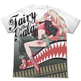 マクロスF(フロンティア) シェリル フルグラフィックＴシャツ/ホワイト-XL