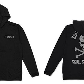 超時空要塞マクロス ロイ・フォッカー 薄手ドライパーカー/BLACK-XL