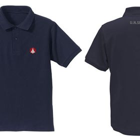 超時空要塞マクロス 統合軍 刺繍ポロシャツ/NAVY-L