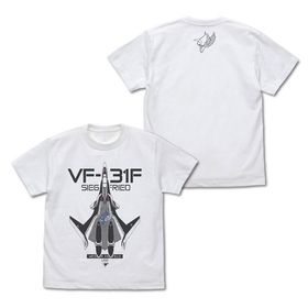 マクロスΔ VF-31F ジークフリード Tシャツ/WHITE-L