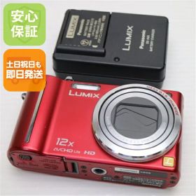【中古】 美品 DMC-TZ7 レッド 安心保証 即日発送 Panasonic LUMIX デジカメ 本体 土日祝発送OK
