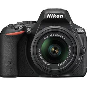 Nikon デジタル一眼レフカメラ D5500 18-55 VRII レンズキット ブラック 2416万画素 3.2型液晶 タッチパネル D5500LK18-55BK