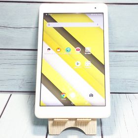 【送料無料】au KYOCERA Qua tab QZ8 KYT32 オフホワイト 本体 白ロム SIMロック解除済み SIMフリー C217771