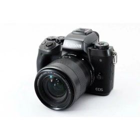 【中古】 キヤノン Canon ミラーレス一眼カメラ EOS M5 ブラック ブラック レンズセット 美品 小型軽量 当店保証30日間 人気 ミラーレス一眼 ミラーレス デジタルカメラ 中古