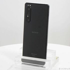 〔中古〕SONY(ソニー) Xperia 1 II 128GB ブラック SO-51A docomoロック解除SIMフリー〔276-ud〕