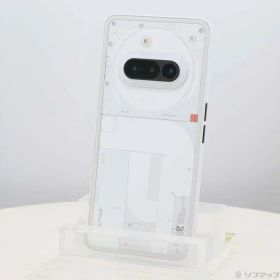 【中古】Nothing（ナッシング） Phone (3a) 128GB ホワイト A10400155 SIMフリー 【305-ud】