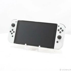 【中古】Nintendo(任天堂) Nintendo Switch 有機ELモデル Joy-Con(L)／(R) ホワイト 【297-ud】