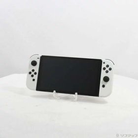 【中古】Nintendo(任天堂) Nintendo Switch 有機ELモデル Joy-Con(L)／(R) ホワイト 【276-ud】