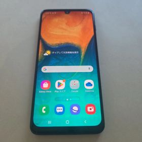 Samsung Galaxy A30 本体 ブラック 焼き付きボタン欠損
