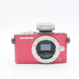 【中古】 (オリンパス) OLYMPUS E-PL3 ボディ レッド【中古カメラ デジタル一眼】 ランク：B