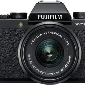 【中古】 富士フイルム(FUJIFILM) ミラーレス一眼 X-T100レンズキット ブラック X-T100LK-B