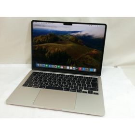 【中古】Apple MacBook Air 13インチ M3(CPU:8C/GPU:8C) 8GB/256GB スターライト MRXT3J/A (13インチ, M3, 2024)【川崎】保証期間１ヶ月【ランクB】