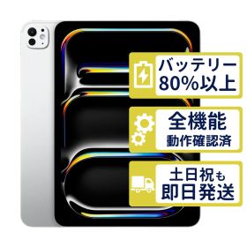 【美品】iPad Pro 11 M5 Wi-Fi 256GB <第6世代>【A3357】 < MDWL4J/A >｜シルバー｜本体【バッテリー100％】【整備済製品】4QGJ