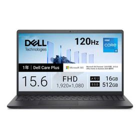 DELL デル ノートパソコン Dell 15 DC15250 [ 15.6型 / Win11 Home / Core i5 / メモリ16GB / SSD512GB / Office選択可能 ] カーボンブラック ND55-GWM3BC