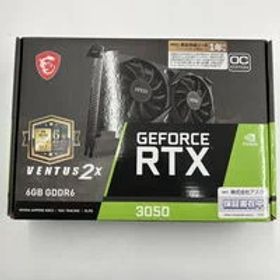 中古 MSI GeForce RTX 3050 VENTUS 2X E 6G OC 3280024156 状態： C:並品