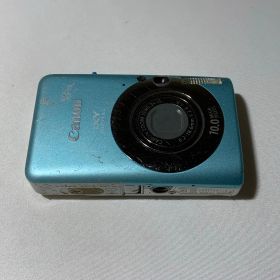 4736 Canon IXY DIGITAL 110 IS ブルー ジャンク品 デジカメ【ネ】