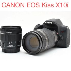 Canon EOSKiss X10i/EF 18 55/EF 75 300