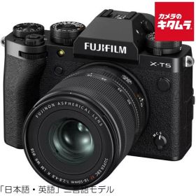 フジフイルム X-T5 JP XF16-50mmレンズキット ブラック 富士フイルム Xマウント ミラーレス一眼 手ブレ補正