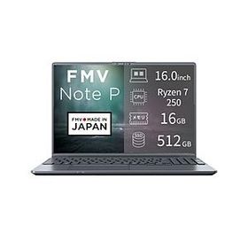 FUJITSU(富士通) ノートパソコン FMV Note Pシリーズ P75-L1 ストームグレー FMVP75L1HA
