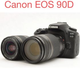 デジタル一眼レフカメラCanon EOS 90D標準&望遠ダブルレンズセット