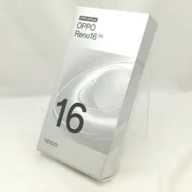 【未使用】Oppo 【SIMフリー】 OPPO Reno16 5G ポップホワイト 12GB 256GB CPH2865【川崎】保証期間３ヶ月