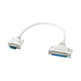 （まとめ） RS-232C変換ケーブル 配線 （0.2m） KRS-9M25F02K【×3セット】 高速データ転送を実現 パソコン周辺機器用RS-232C変換アダプ