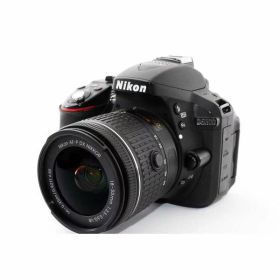 【中古】 ニコン Nikon デジタル一眼レフカメラ D5300 レンズキット ブラック 美品 Wi-Fiでらくらく 当店保証30日間 人気 一眼レフ デジタル一眼 中古 カメラ