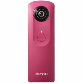 【中古】 リコー RICOH 360度カメラ THETA m15 ピンク 全天球 360度 当店保証30日間 人気 360度カメラ 全天球カメラ 中古