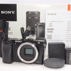 SONY α6000 ILCE-6000 ミラーレス一眼ボディ ブラック 元箱付き 動作確認済