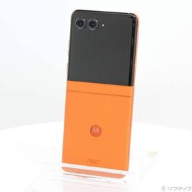 〔中古〕Motorola(モトローラ) motorola razr 50 512GB スプリッツオレンジ PB230002JP SIMフリー〔198-ud〕