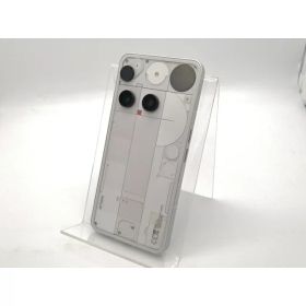 【中古】NOTHING 国内版 【SIMフリー】 Nothing Phone (3) ホワイト 12GB 256GB【大須2】保証期間1ヶ月【ランクA】