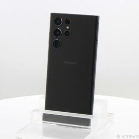 (中古)SAMSUNG Galaxy S22 Ultra 256GB ファントムブラック SC-52C docomo SIMフリー(349-ud)
