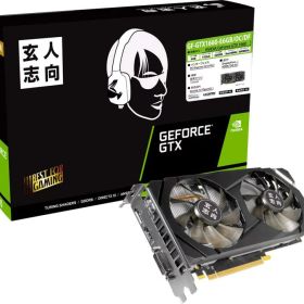 【中古】玄人志向 NVIDIA GeForce GTX 1660 搭載 グラフィックボード 6GB デュアルファンモデル GF-GTX1660-E6GB/OC/DF