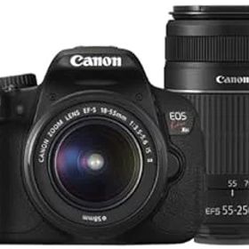【中古】Canon デジタル一眼レフカメラ EOS Kiss X6i ダブルズームキット EF-S18-55mm/EF-S55-250mm付属 KISSX6i-WKIT
