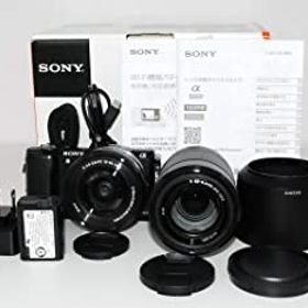 【中古】【39shop】SONY★α5000 ダブルズームレンズキット(ブラック／デジタル一眼)（良い）