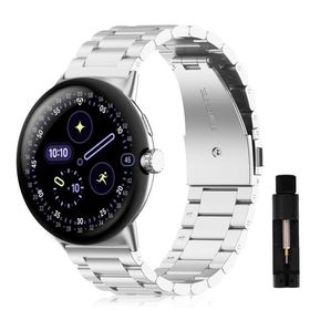 AiMaoo バンド Google Pixel Watch 4 41mm (2025) 対応 バンド 男女兼用 金属ベルト 高級 サイズ