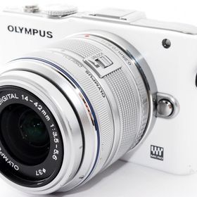 オリンパス ミラーレス OLYMPUS PEN Lite E-PL3 レンズキット ホワイト 中古 新品SDカード付き 届いてすぐに使える 手振れ補正 動画撮影