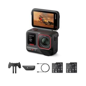 Insta360 Ace Pro 2 デュアルバッテリーキット-SDカードなし ライカとの共同開発による防水仕様の8Kアクションカメラ。1/1.3インチセンサー、デュアルAIチップ 暗所性能